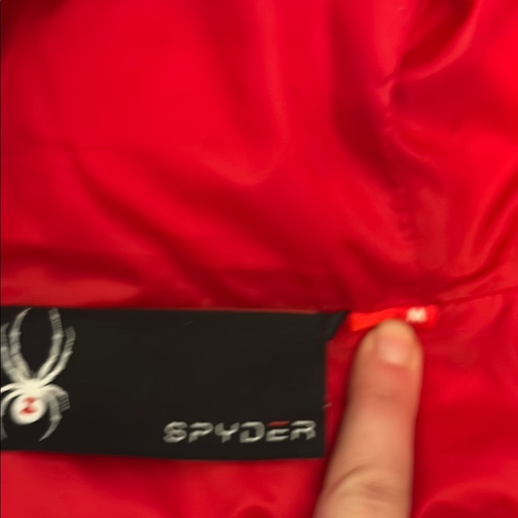 Spyder Grey and Ref Quilted Puffer Jacket with Hood - Picture 2 of 6